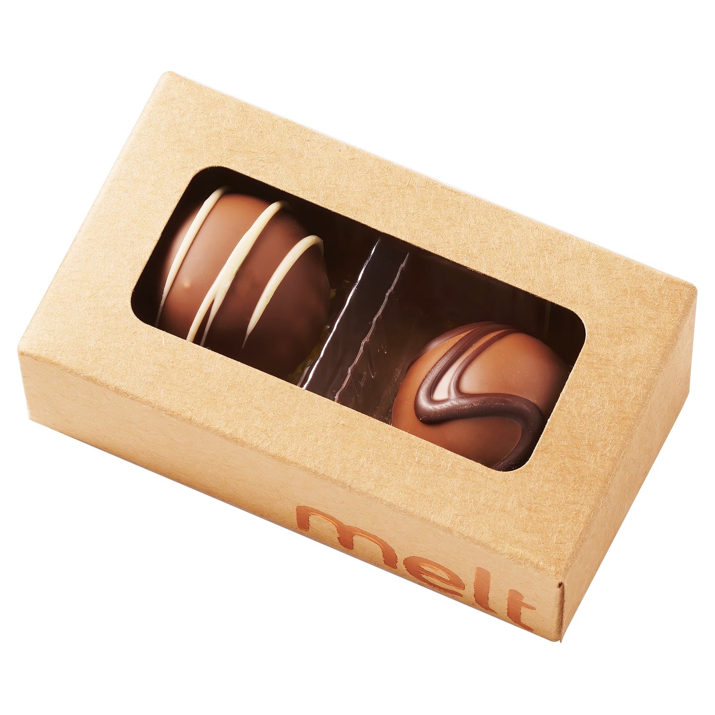 Dairy truffles, two-piece