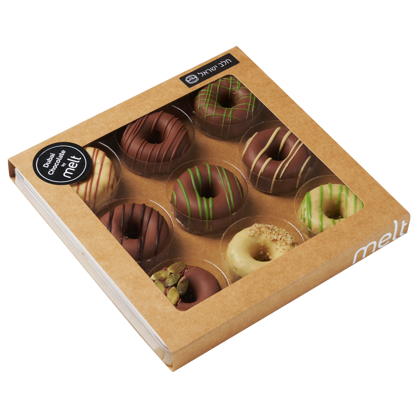 Dubai chocolate doughnuts