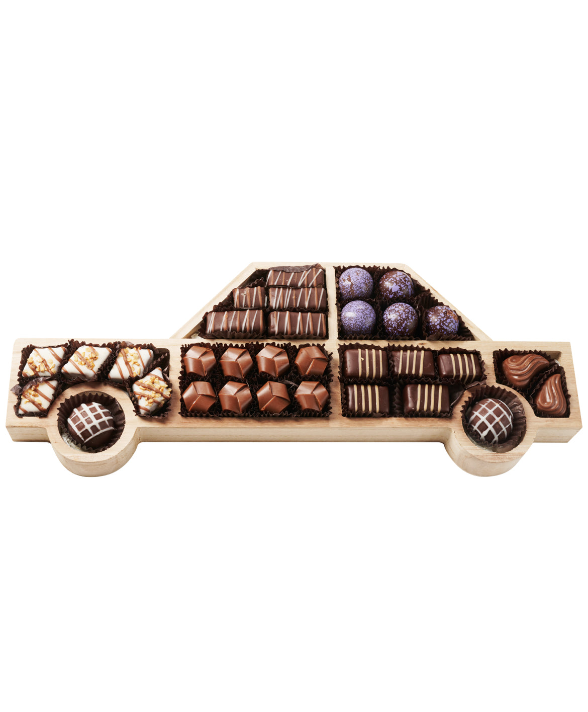Melt chocolate car