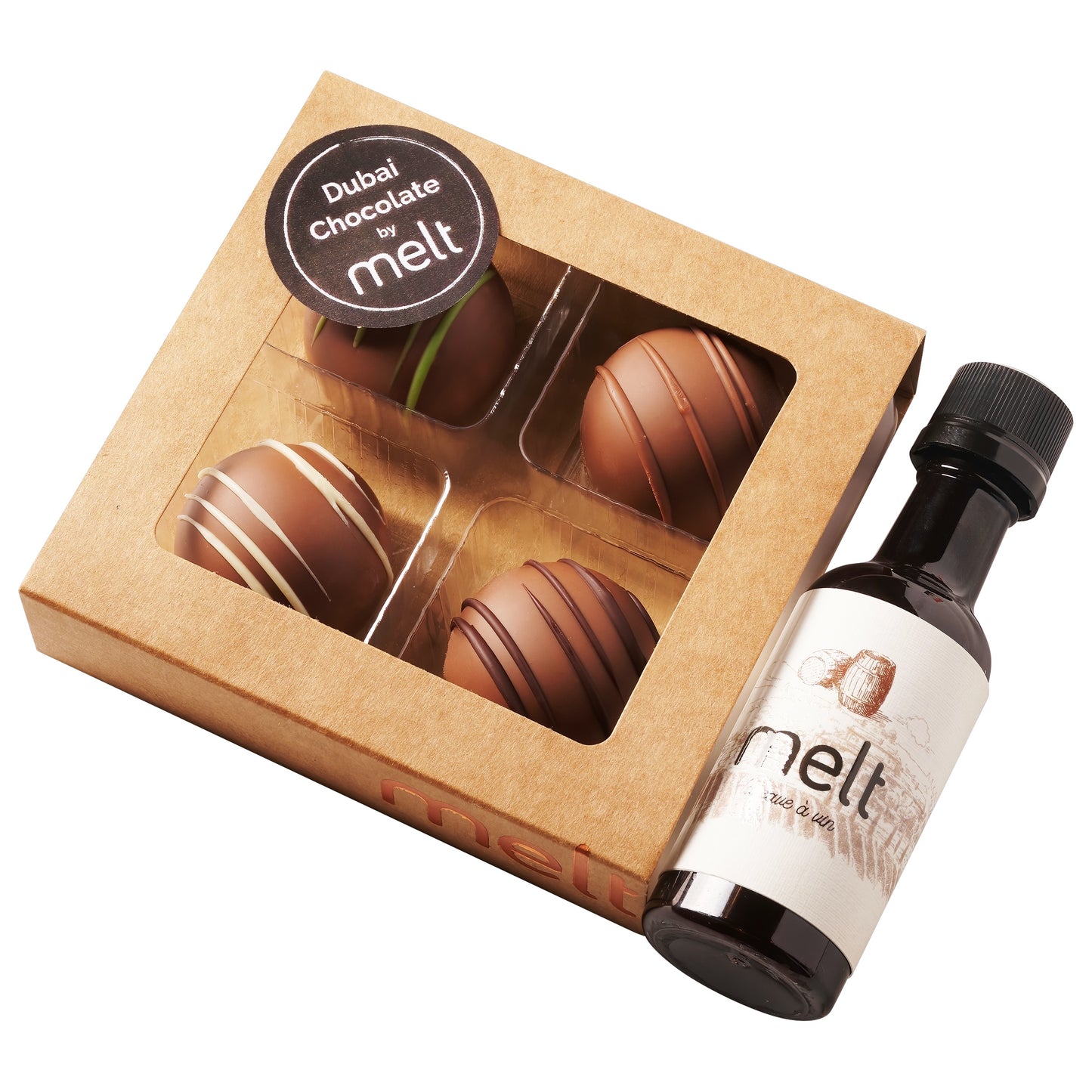 Dubai dairy truffles 4 ct