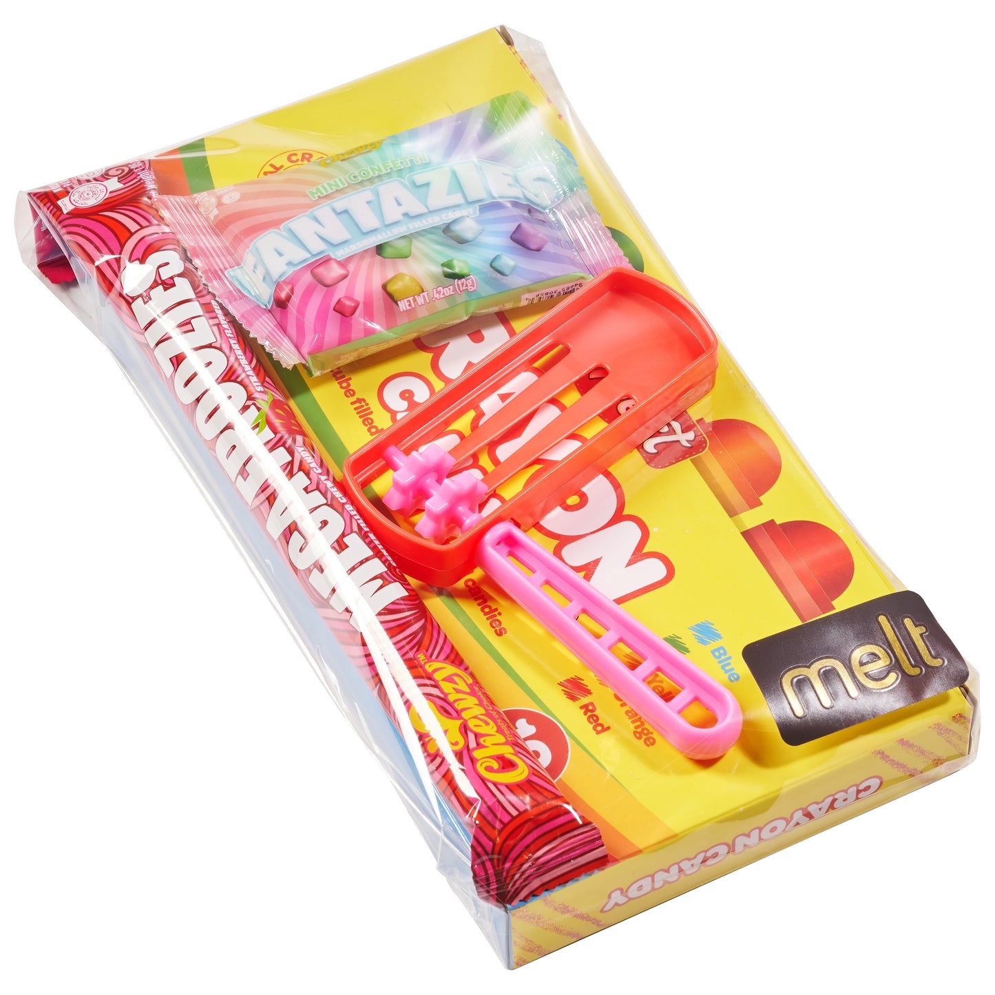 Edible crayon snack bag