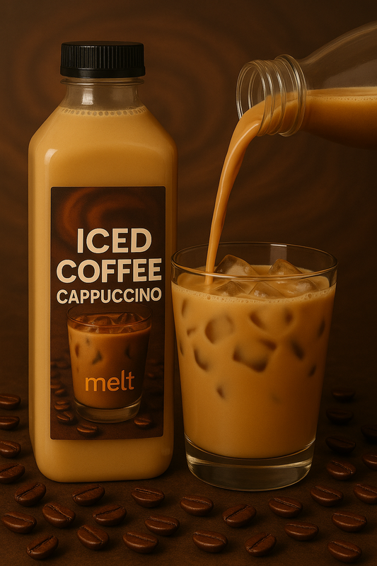 Iced coffee cappuccino