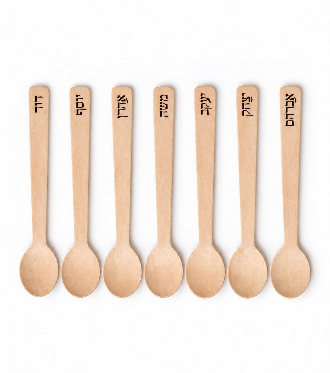 Ushpizen wooden spoons
