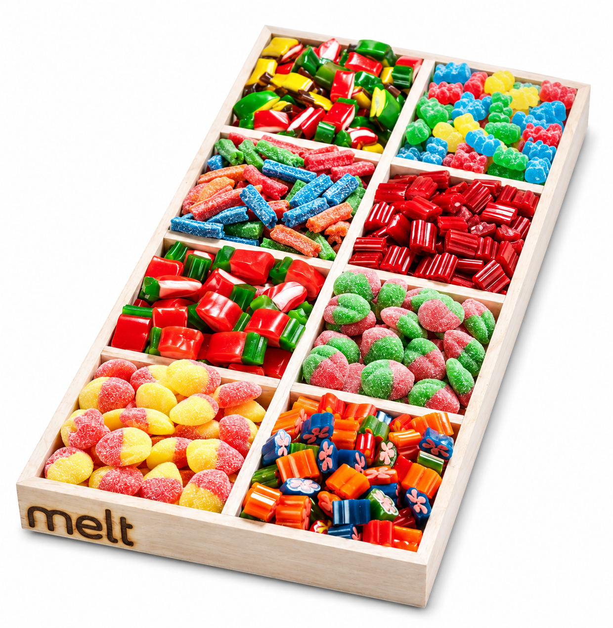 8 Section Candy Tray