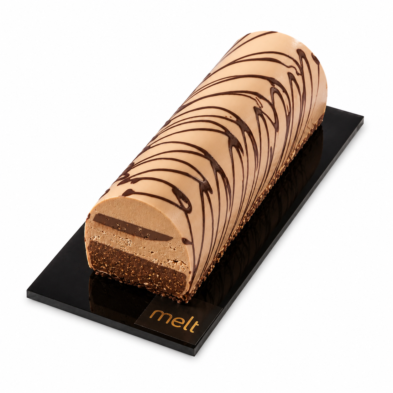 Hazelnut Praline Log