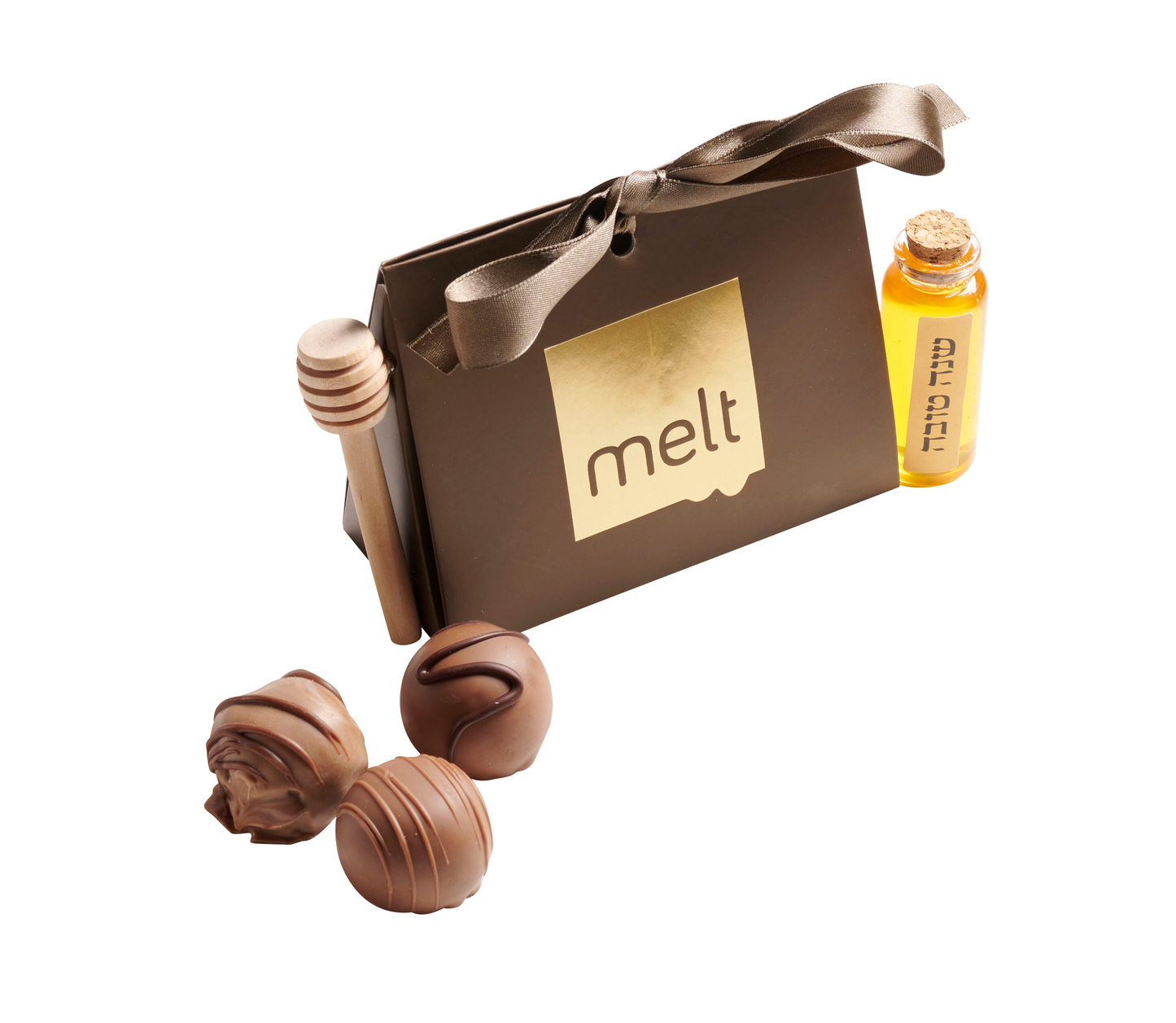 Dairy Chocolate Balls + Honey in Melt Bag