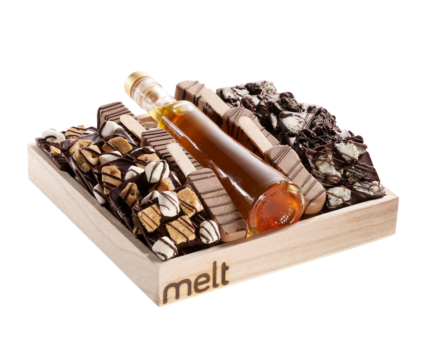 Chocolates and Honey Wooden Tray
