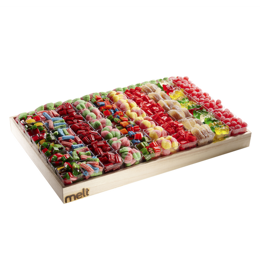 Candy Cups Wooden Tray