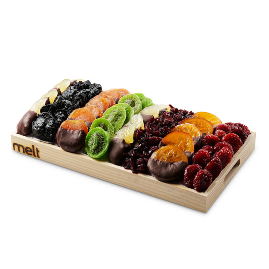 Melt dried fruit mix platter