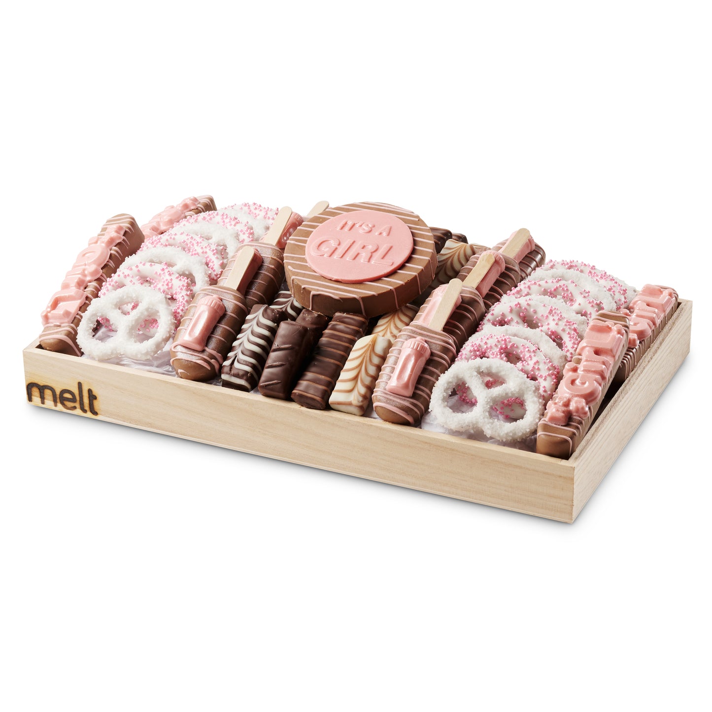 It’s a girl wooden deluxe platter