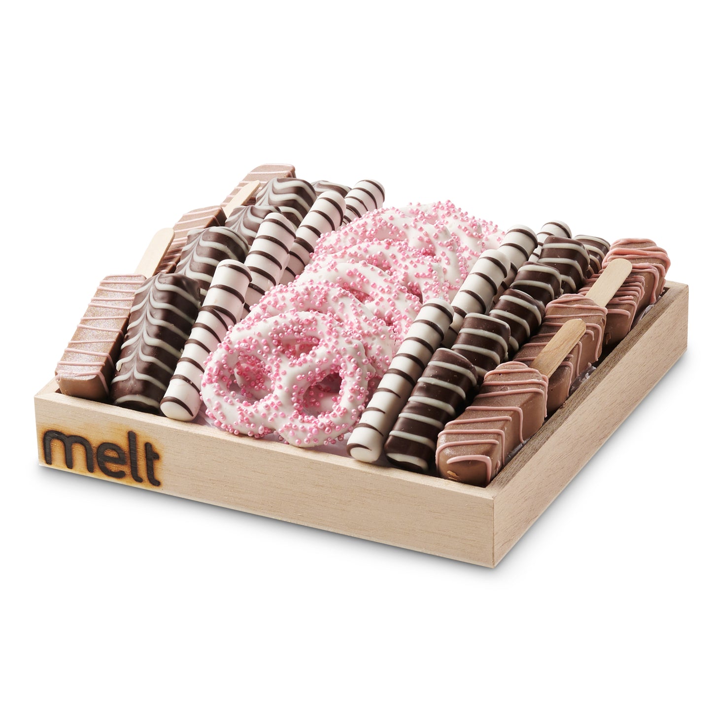 It’s a girl mix chocolate tray