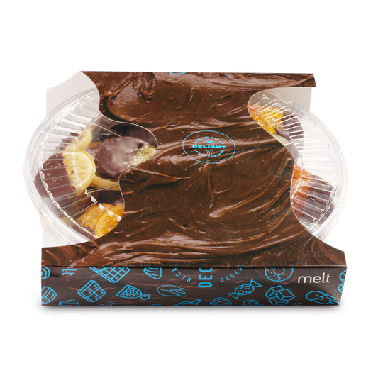 6 Section Chocolate Dipped Dried Fruits Container