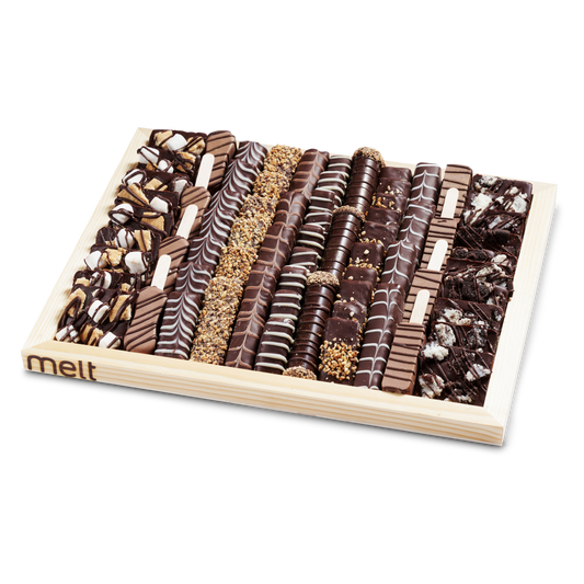 Deluxe Chocolates Wooden Tray