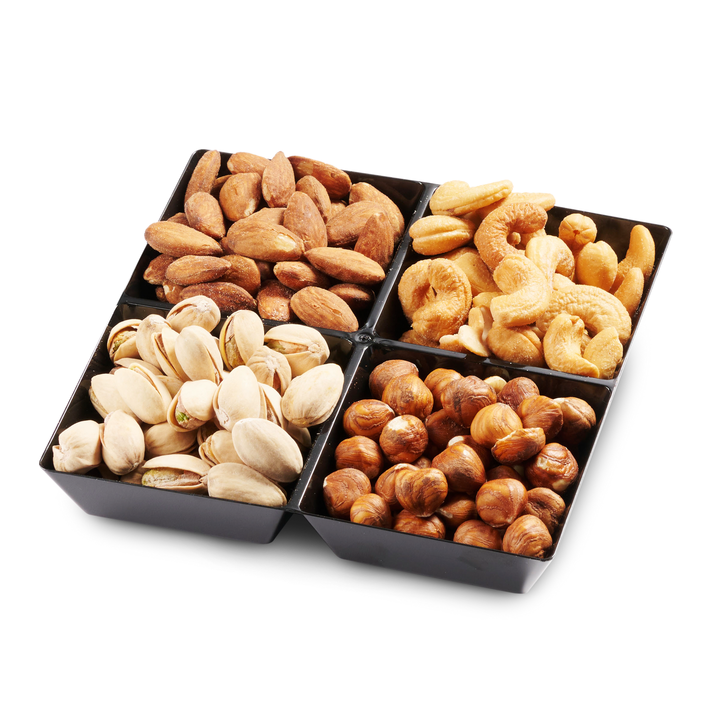 4 Section Nuts Tray