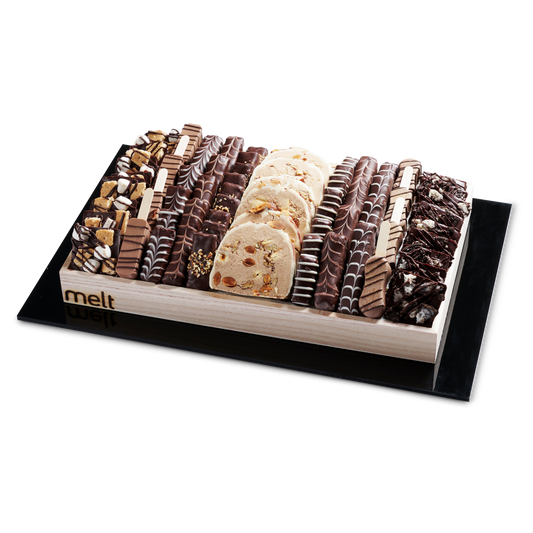 Chocolates and Log Silces Tray with Acrylic Base