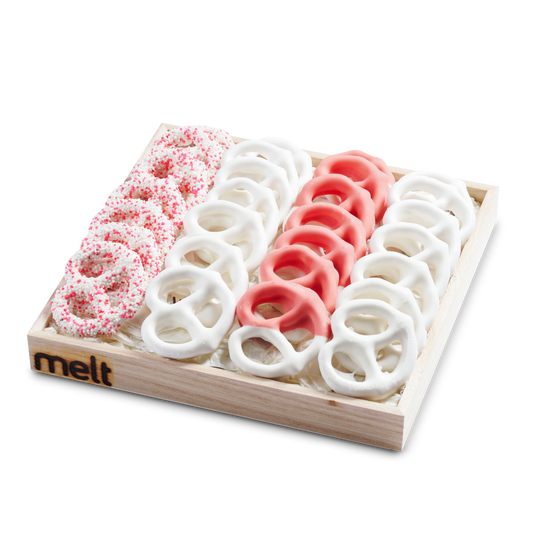 Chocolate Covered Pretzels - Pink