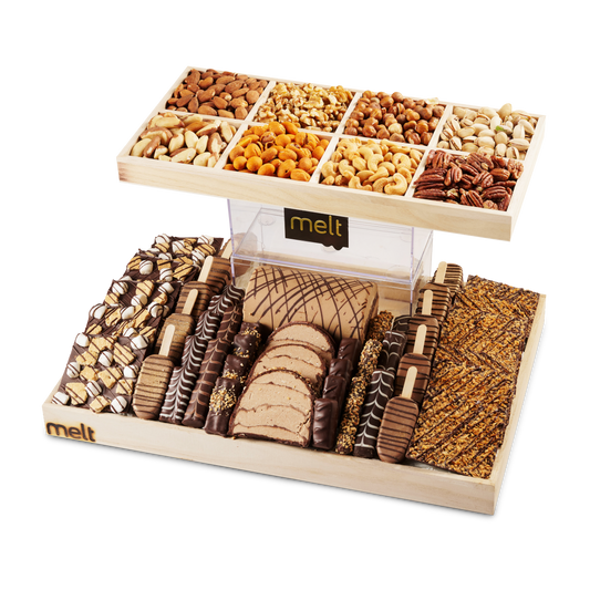 Sectional Chocolates and Nuts Tower
