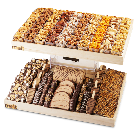 Premium Chocolates and Nuts Tower
