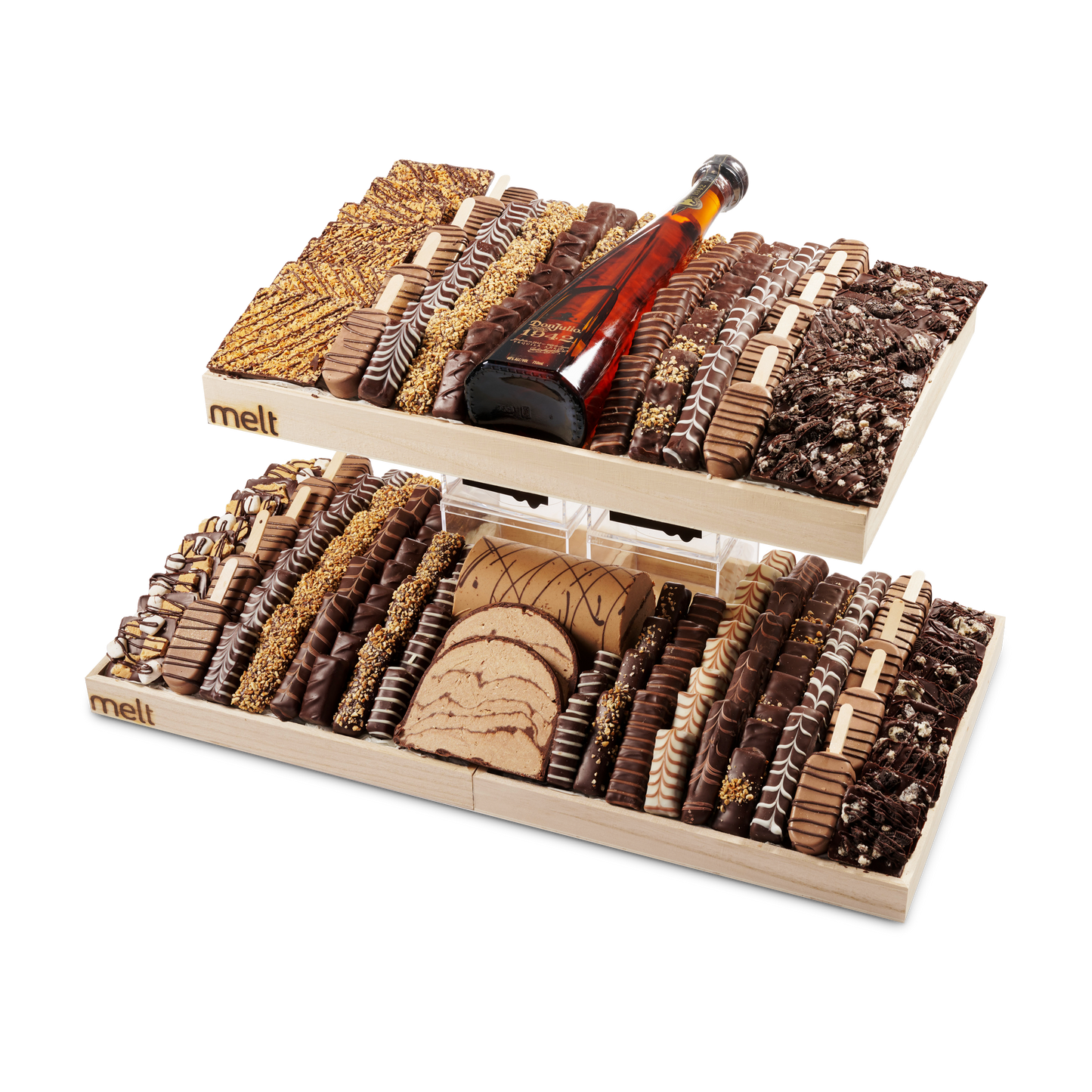 Premium Chocolates and Wine Tower