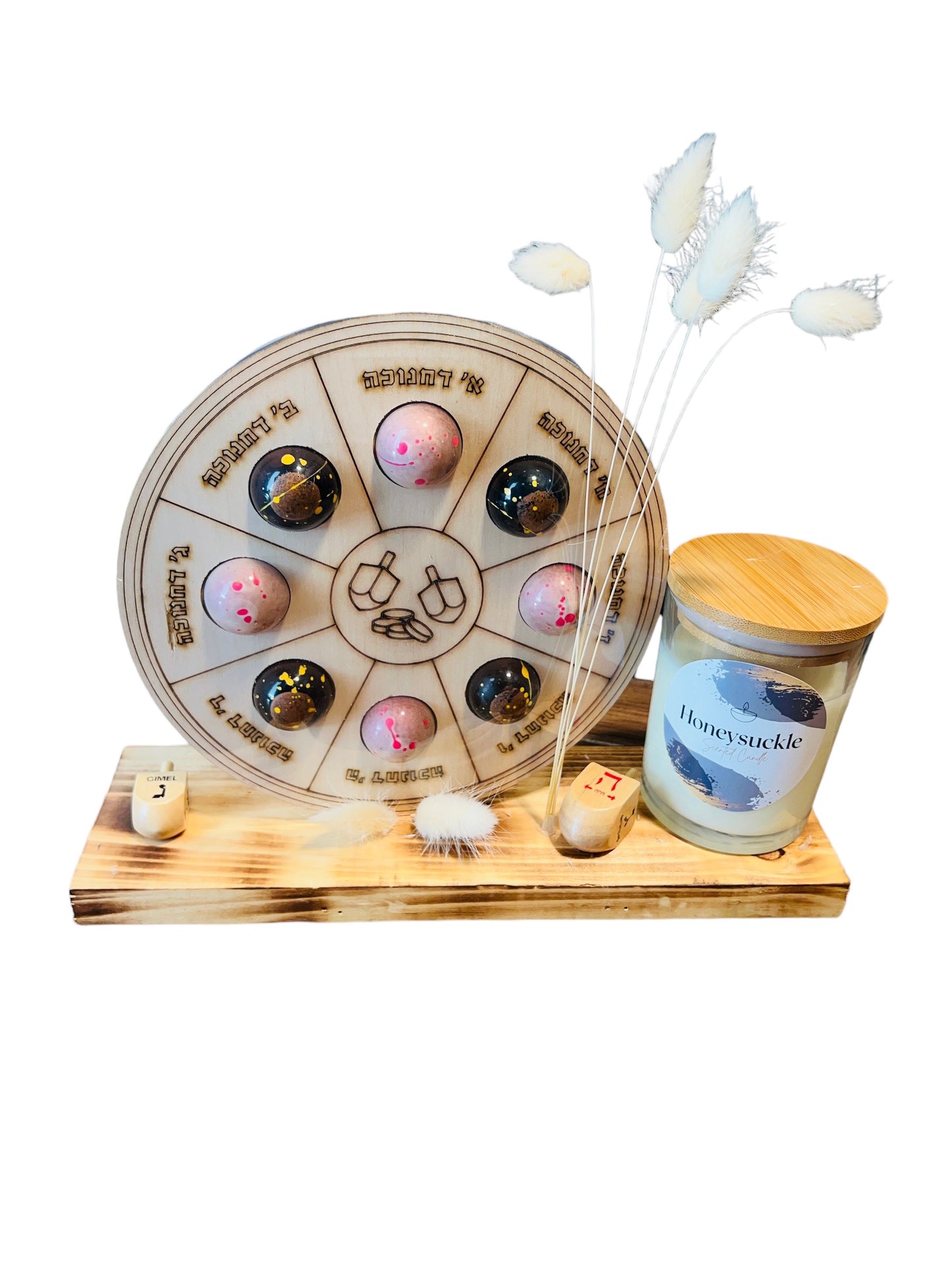 Melt wheel honey candle