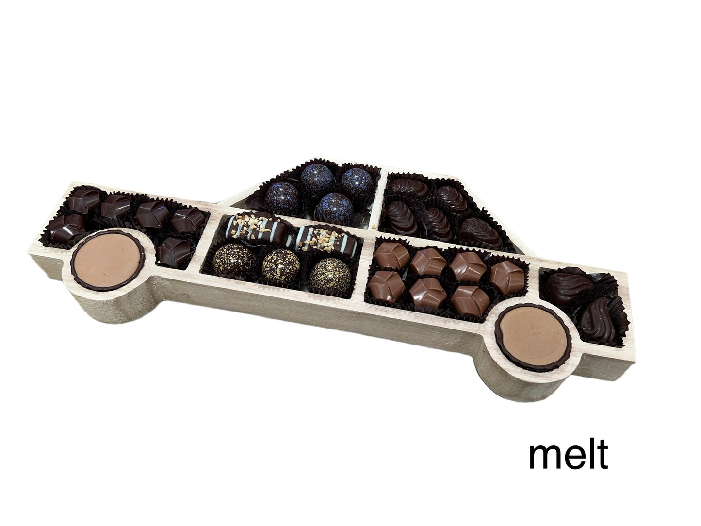 Melt chocolate car