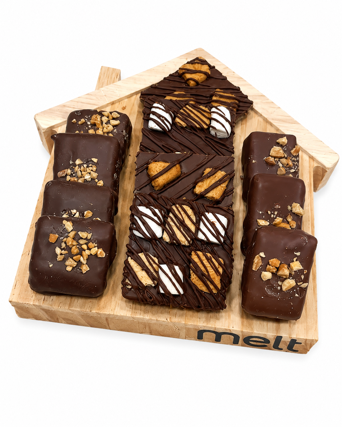 Melt wooden small house