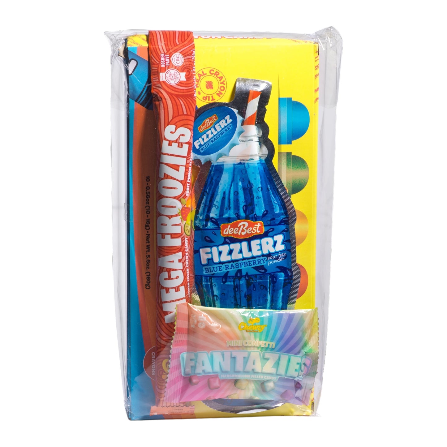 Edible crayon snack bag