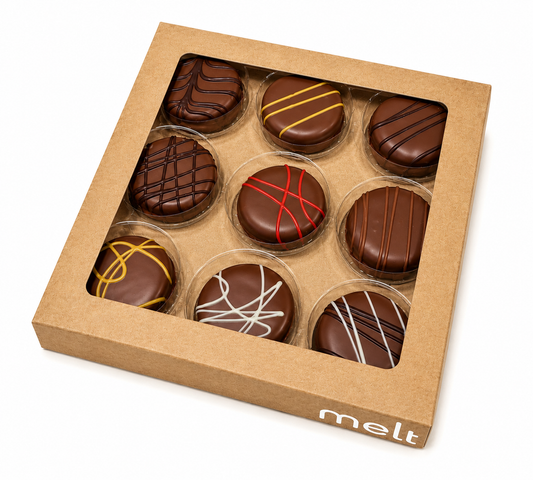 Dairy Oreo, covered with chocolate, 9 different flavors
