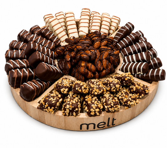 5 Section Chocolates Wooden Tray