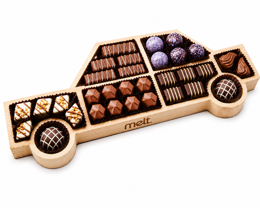 Melt chocolate car