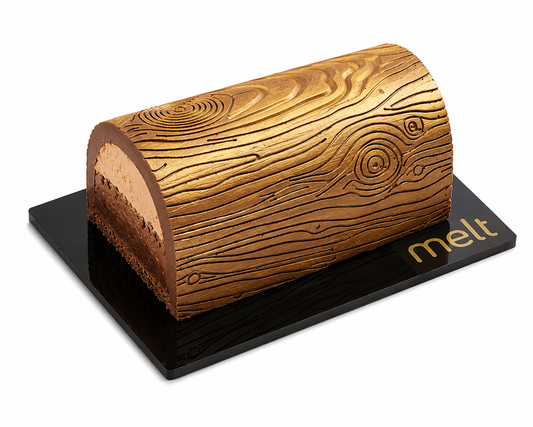 Woody Chocolate Log