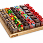 Chocolate and Candy Cups Wooden Tray