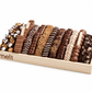 Chocolate wood tray Assorted premium chocolates