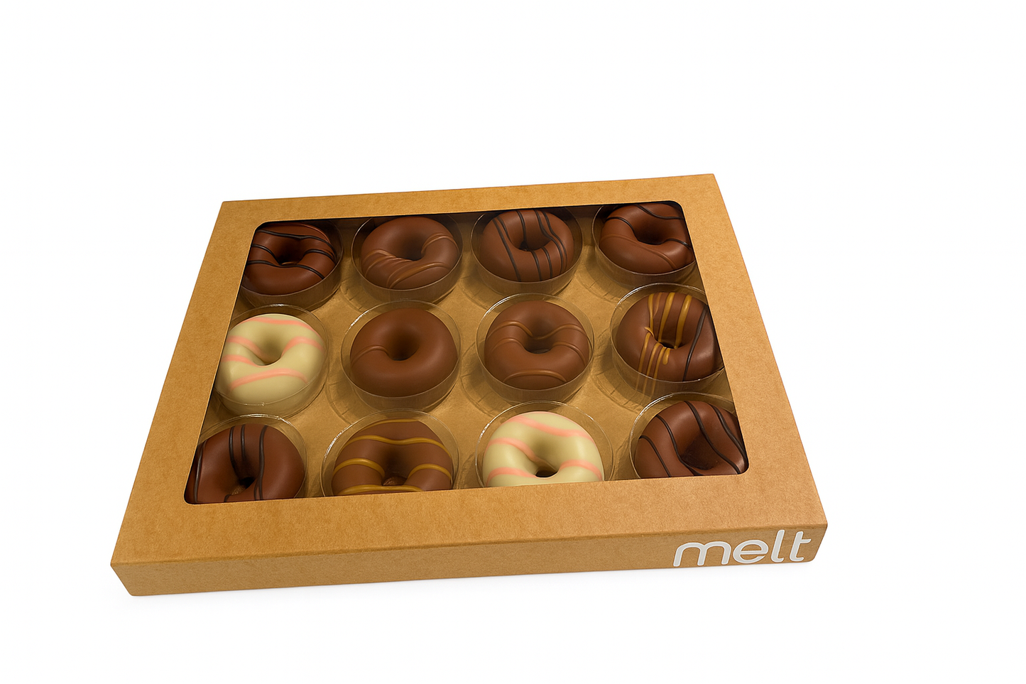 Dairy truffle donuts