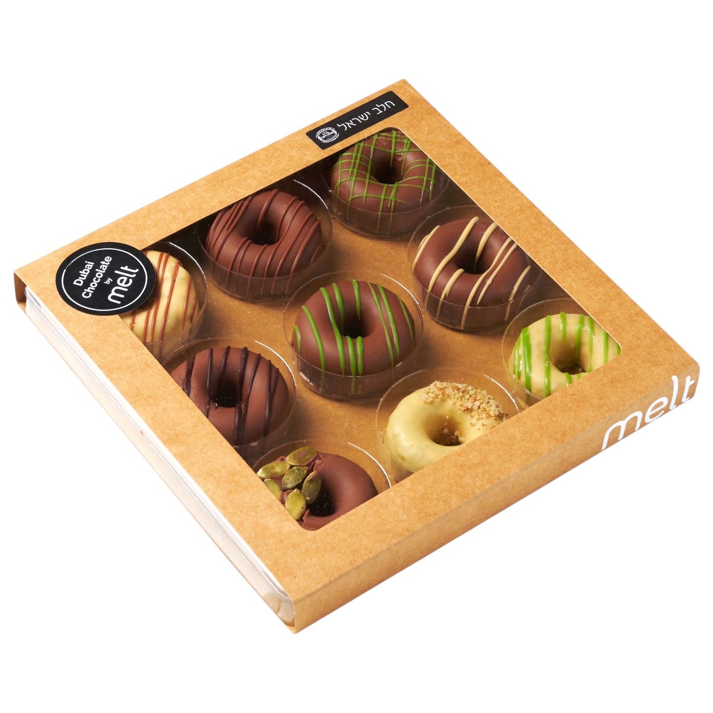 Dubai chocolate doughnuts