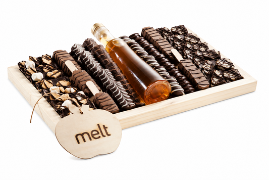 Deluxe Chocolates + Honey Wooden Tray