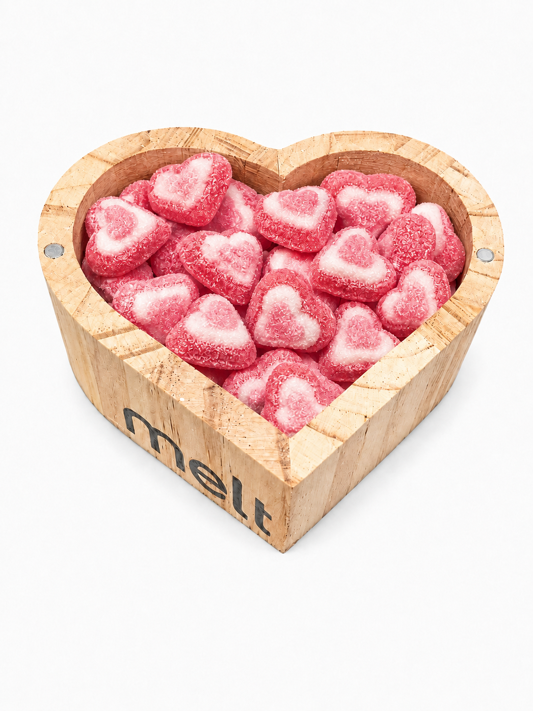 Heart wooden shape / candy