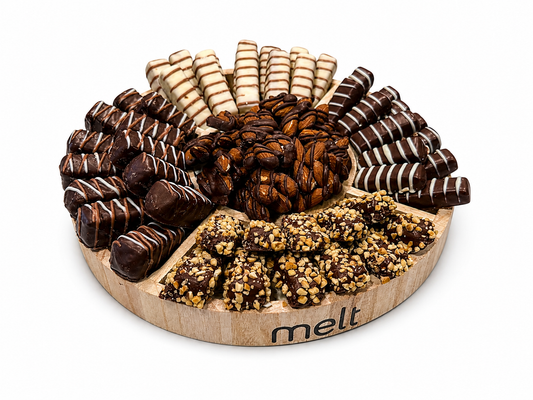 5 Section Chocolates Wooden Tray