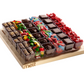 Chocolate and Candy Cups Wooden Tray