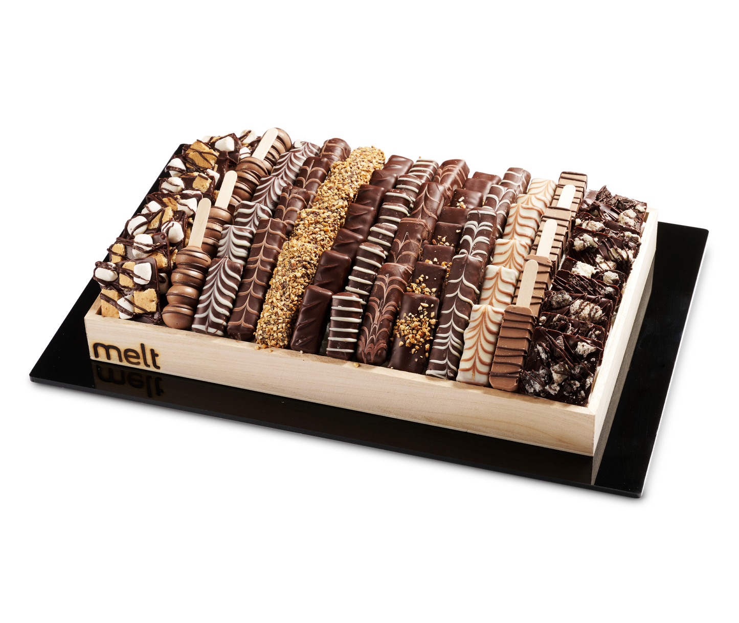 Deluxe Chocolates Tray with Acrylic Base