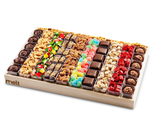 Chocolates, Nuts and Co Candy Cups Tray