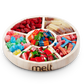 6 Section Candy Wooden Tray