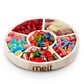 6 Section Candy Wooden Tray