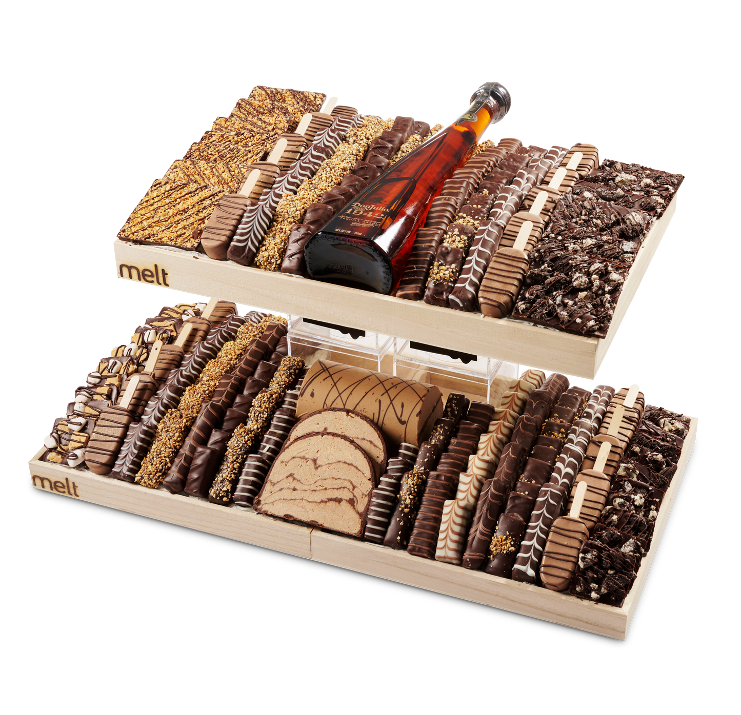 Premium Chocolates and Wine Tower