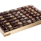 Deluxe Chocolate Cups in Wooden Tray