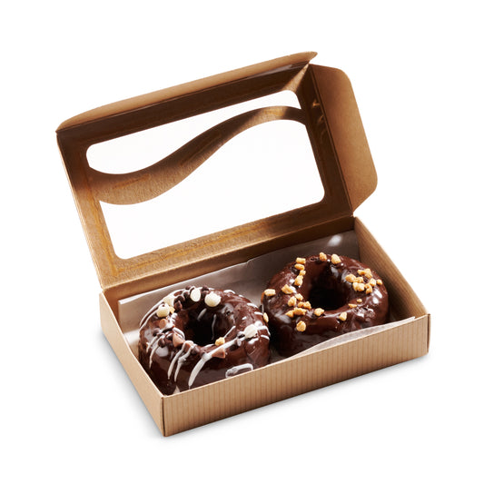 Peanutchew donuts 2 piece box