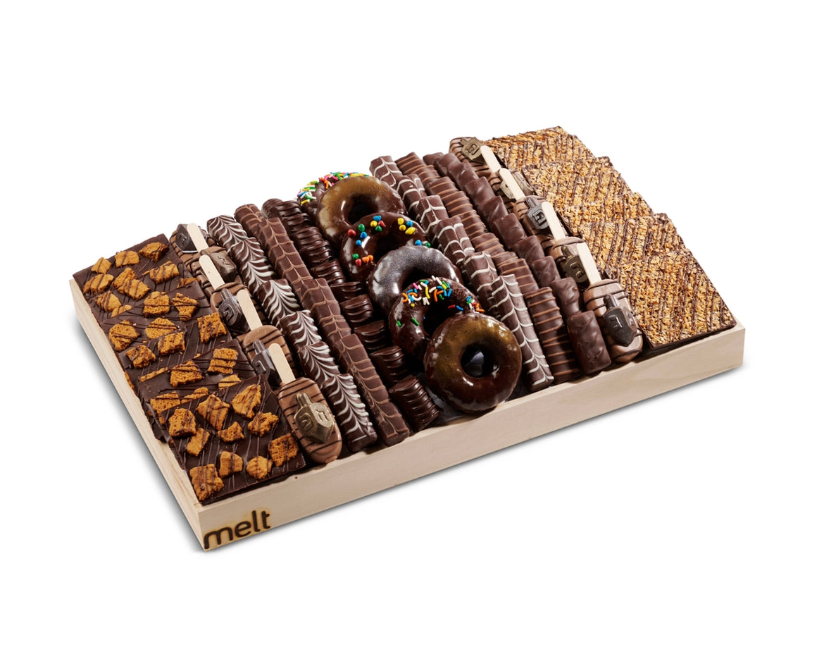 Chanukah XL premium wooden platter