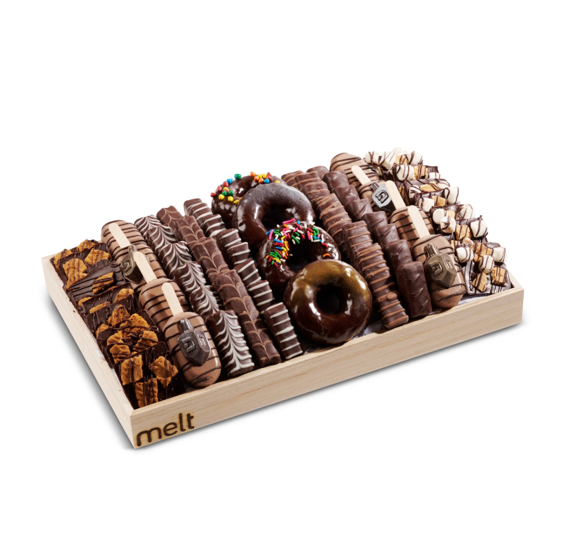 Chanukah premium wooden platter