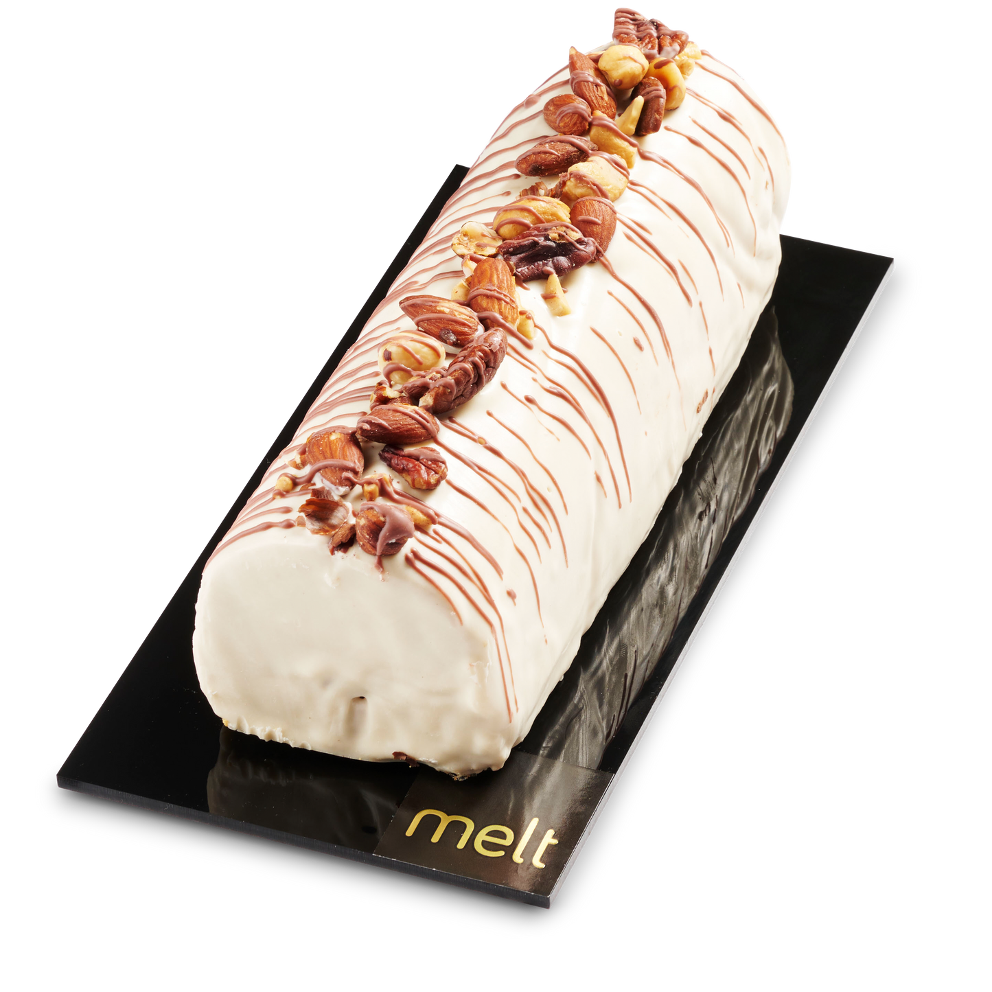 Halva and Nuts Log - White