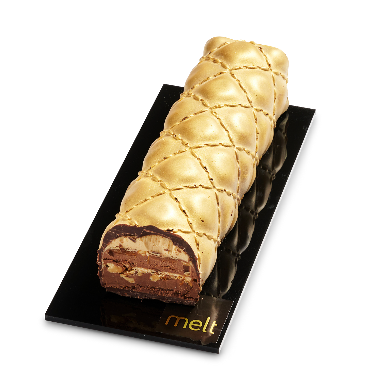 Peanut Butter, Caramel Log